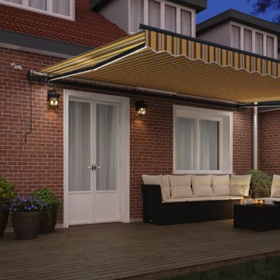 Marchiză Automată cu LED pentru Exterior | vidaXL