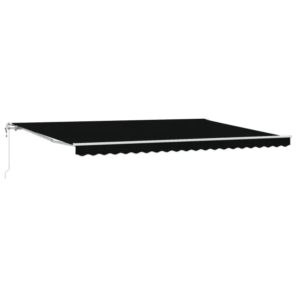 Marchiză Automată Retractabilă 500x300 cm - Negru | vidaXL