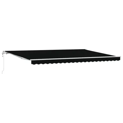 Marchiză Automată Retractabilă 500x300 cm - Negru | vidaXL