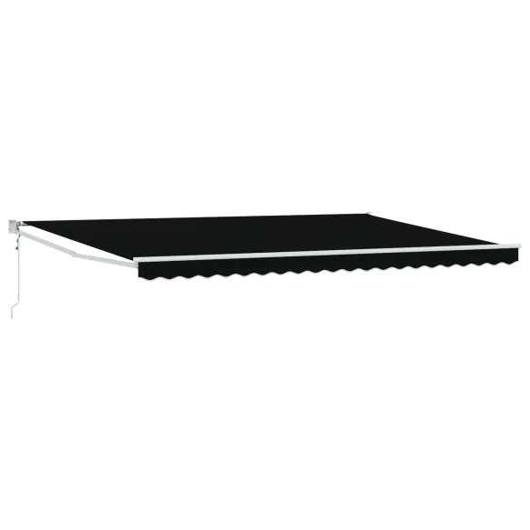 Marchiză Retractabilă Automată 5x3m Negru - Material Înlocuire