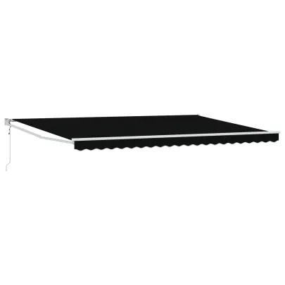 Marchiză Retractabilă Automată 5x3m Negru - Material Înlocuire