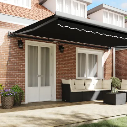 Marciză Retractabilă Automată 5x3 m - Umbră Exterior