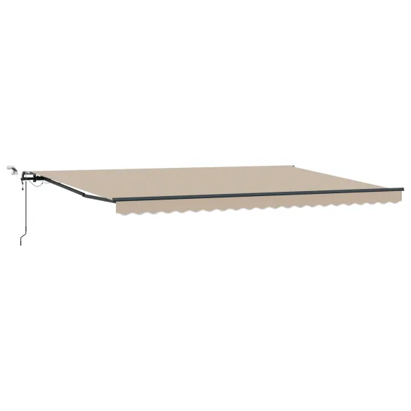 Marchiză Automată LED Bej 500x300 cm - Material Înlocuire