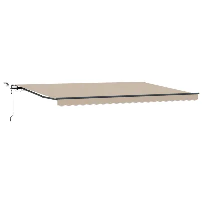 Marchiză Automată LED Bej 500x300 cm - Material Înlocuire