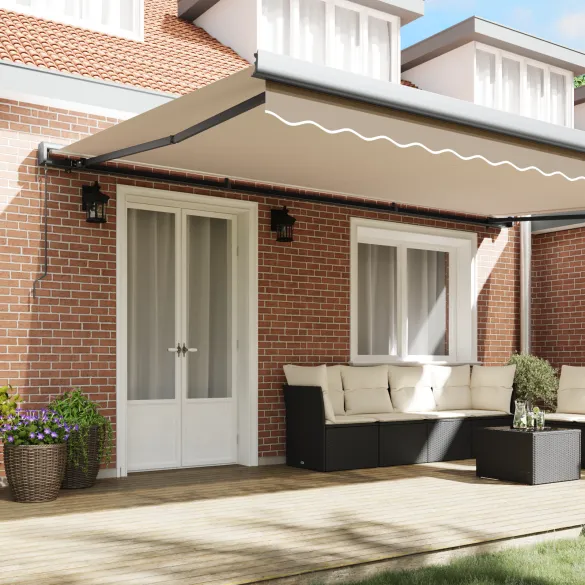 Pânză de înlocuire marchiză retractabilă 500x300 cm Bej