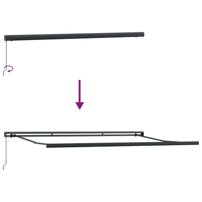 Pânză de înlocuire marchiză retractabilă 500x300 cm Bej