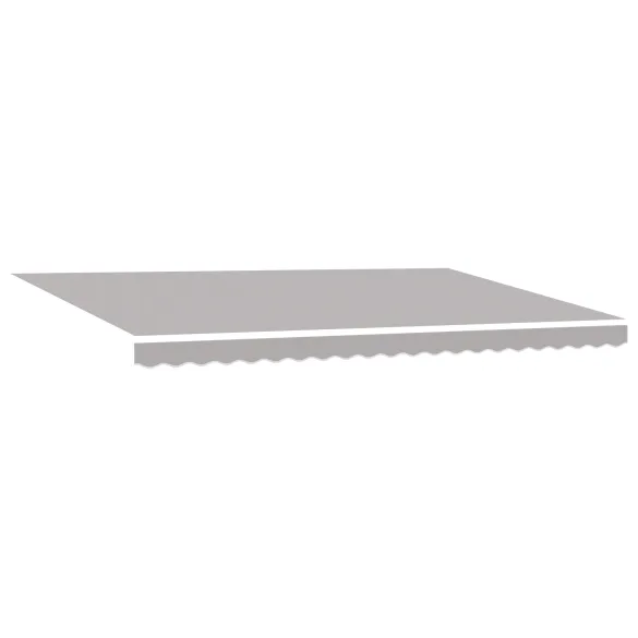 Material Marchiză Automată 5x3 m Gri | Ușor de Montat