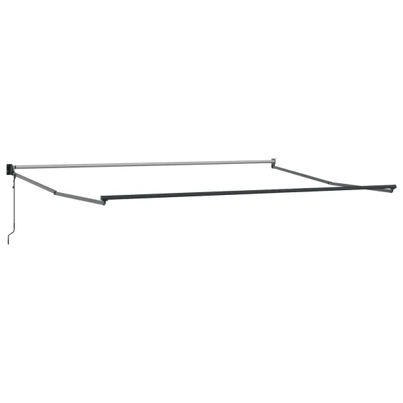 Material Marchiză Automată 5x3 m Gri | Ușor de Montat