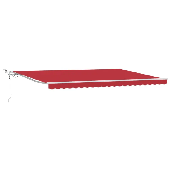 Material marchiză automată LED roșu 5x3m | vidaXL