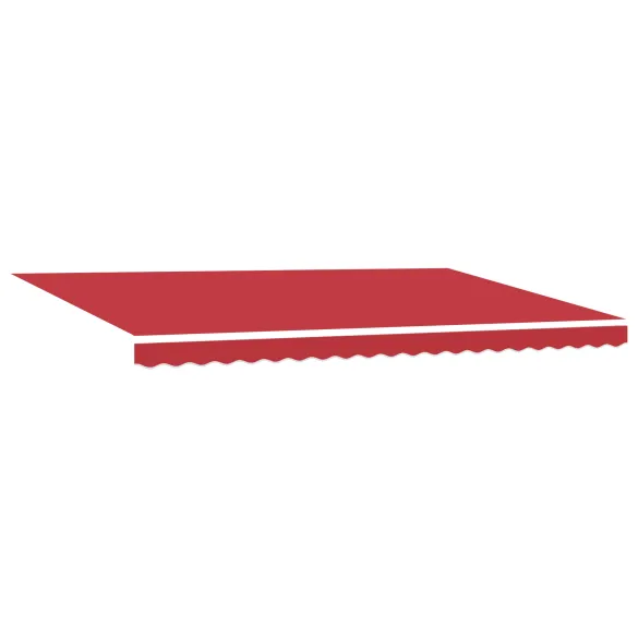 Marchiză Manuală Retractabilă Roșie 5x3 m - Material Schimb