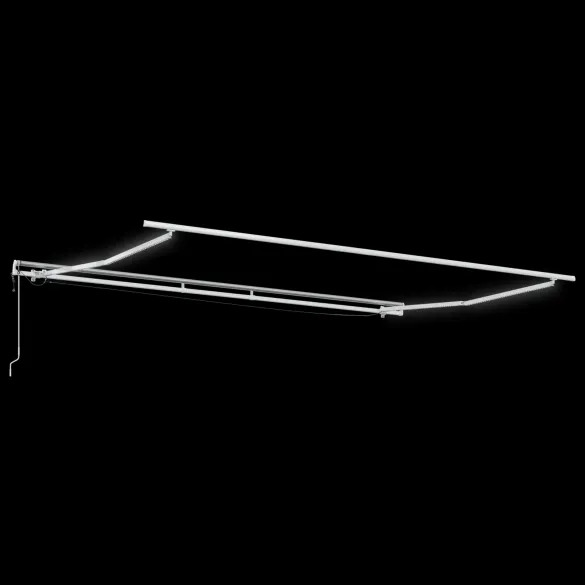 Marchiză Automată Retractabilă LED Verde-Galben 5x3m