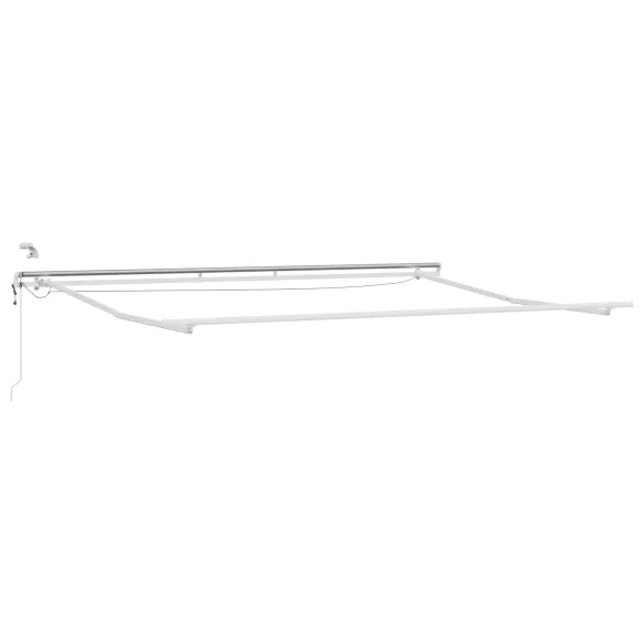 Marchiză Automată Retractabilă LED Verde-Galben 5x3m