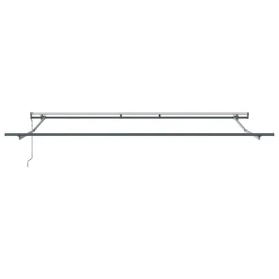 Terasă Retractabilă Automată Verde-Alb 500x300 cm | vidaXL