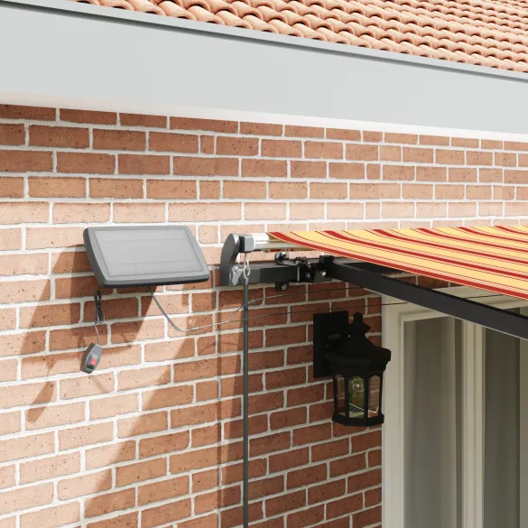 Marciză Retractabilă Manuală cu LED pentru Exterior