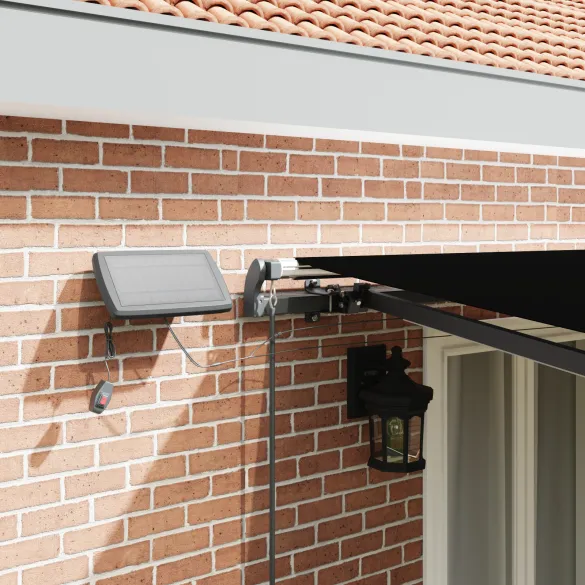 Marchiză Manuală Retractabilă cu LED 5x3.5m | vidaXL