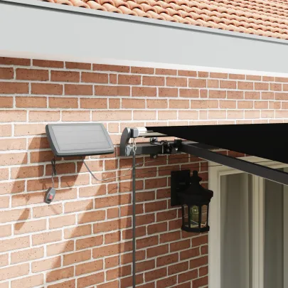 Marchiză Manuală Retractabilă cu LED 5x3.5m | vidaXL