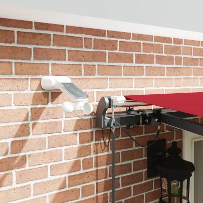 Marciză Retractabilă Automată cu LED Roșie 500x350 cm | vidaXL