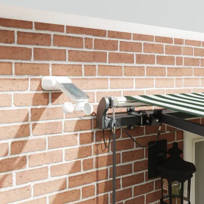 Marchiză Automată cu LED 500x350cm - Material Poliester | vidaXL