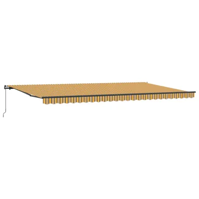 Marchiză Exterior Retractabilă 600x300 cm - Culori Vibrante