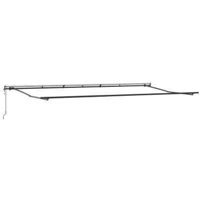 Marchiză retractabilă automată neagră 600x300 cm - vidaXL