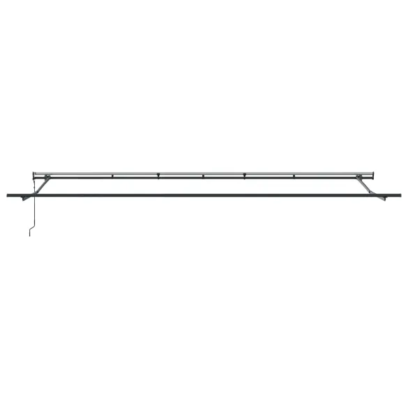 Marchiză retractabilă automată neagră 600x300 cm - vidaXL
