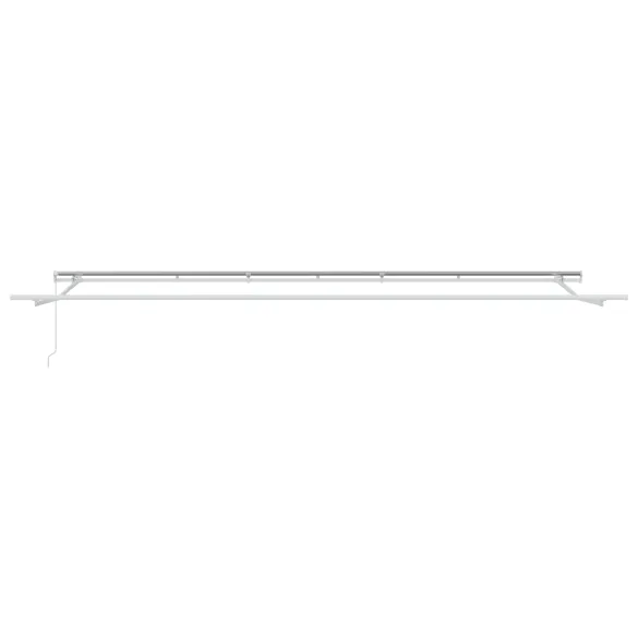 Material marchiză retractabilă Alb 600x300 cm | vidaXL