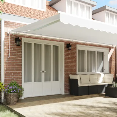 Material Măciă Automată Alb 6x3 m - Protecție UV | vidaXL