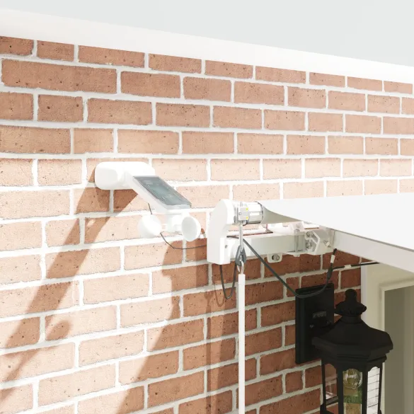 Marchiză Automată cu LED 6x3m - Material Alb | vidaXL