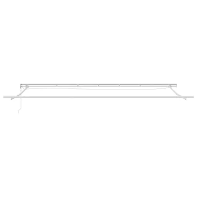 Marchiză Retractabilă Automată cu LED Roșie 6x3 m - VidaXL