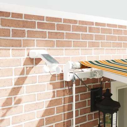 Marchiză Automată Retractabilă cu LED 6x3m - Verde/Galben