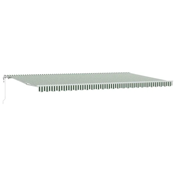 Marghieză Retractabilă Automată Verde-Albă 600x300 cm