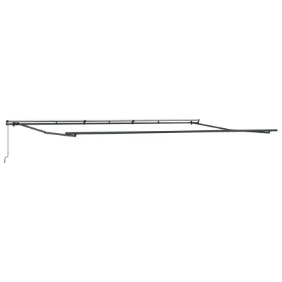 Marchiză Exterior Retractabilă Verde-Albă 600x300 cm