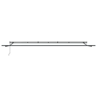 Marchiză Exterior Retractabilă Verde-Albă 600x300 cm