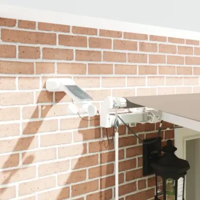 Marchiză Retractabilă Automată cu LED Bej 600x350 cm