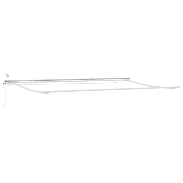 Marchiză Retractabilă Automată cu LED Bej 600x350 cm