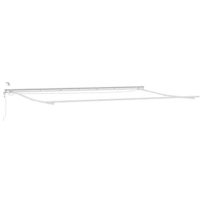 Marchiză Retractabilă Automată cu LED Bej 600x350 cm