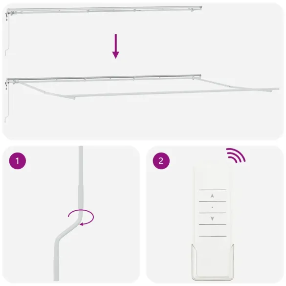 Marchiză Automată Retractabilă Alb 6x3.5m - Material Schimb