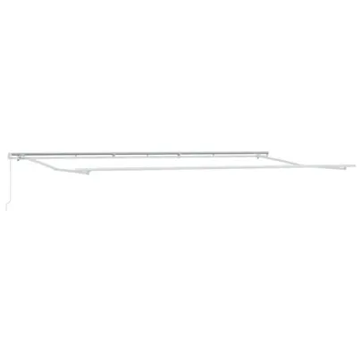 Marchiză manuală roșie retractabilă 6x3.5 m - UMBRĂ