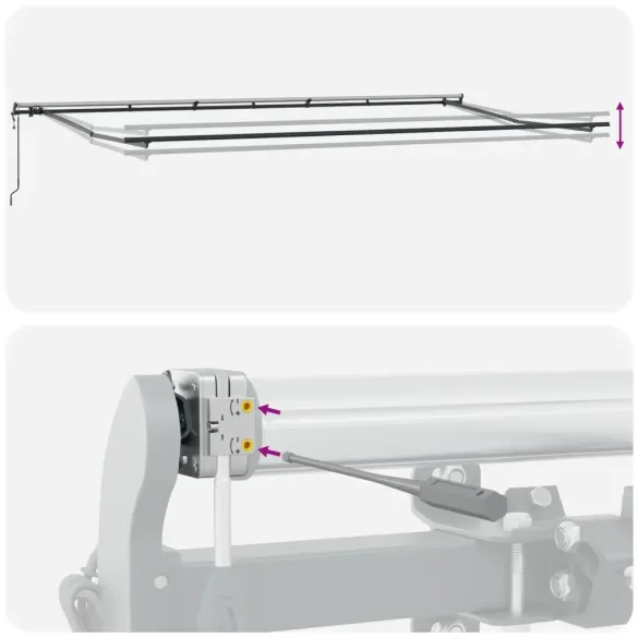 Marchiză Automată Roșie 600x350 cm - Fabrică Înlocuire | vidaXL