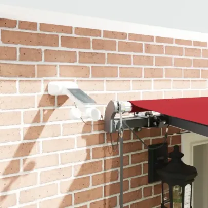 Marchiză Automată cu LED Roșie 6x3.5m - vidaXL