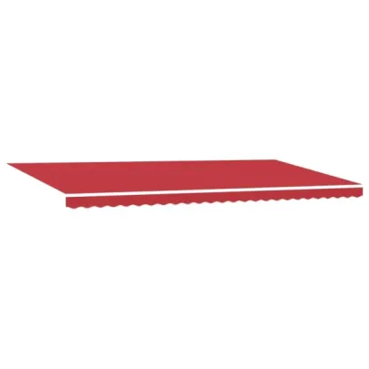 Marchiză Automată cu LED Roșie 6x3.5m - vidaXL