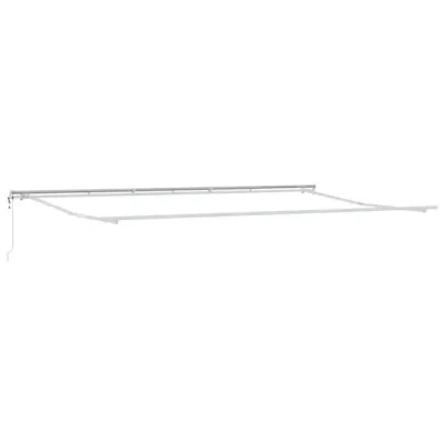 Marchiză Retractabilă Automată 6x3.5 m Verde-Galben | vidaXL