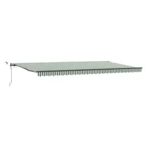 Marciză Automată cu LED 6x3.5m Verde Alb - Umbră Perfectă 2
