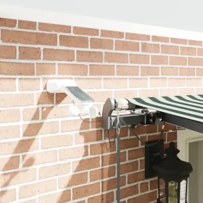 Marciză Automată cu LED 6x3.5m Verde Alb - Umbră Perfectă