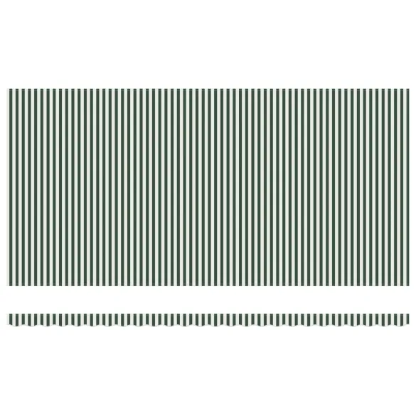Marchiză Retractabilă Manuală cu LED 600x350 cm - Verde-Alb
