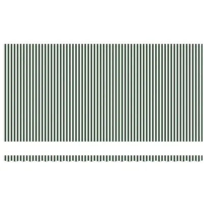 Marchiză Retractabilă Manuală cu LED 600x350 cm - Verde-Alb