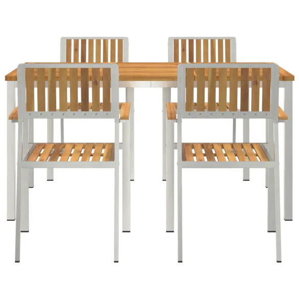 Set Masa Gradina Lemn Acacia - Masa Dining Exterior 150x90 cm