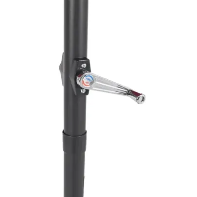 Umbrelă soare grădină oțel - 225x225 cm - Alb | Livrare gratuită