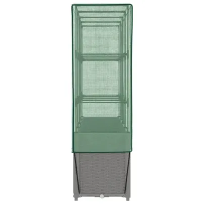 Strat Înălțat cu Seră Ratan - Protecție Plantă | Comandă Acum