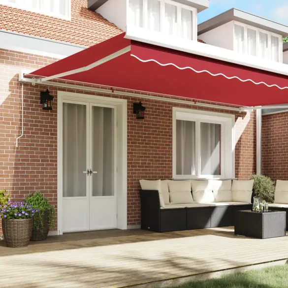 Țesătură Roșie Marchiză 5x3.5m - UMBRĂ EXTERIOARĂ